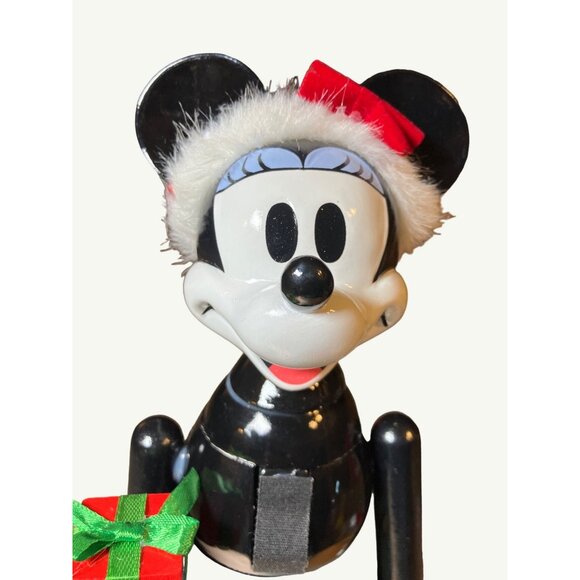 Minnie Mouse Wood Nutcracker Christmas Decor - Picture 4 of 11